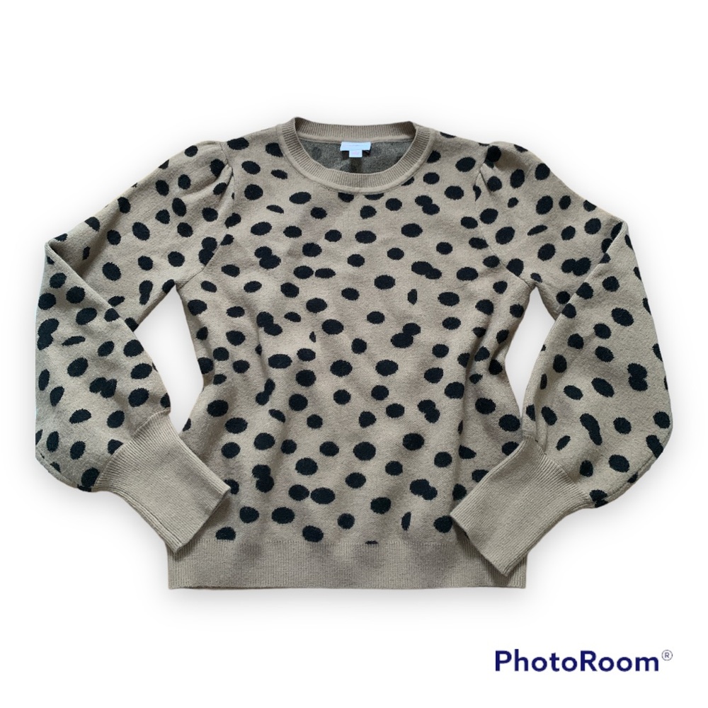 Piper Balloon Sleeve Polkadot Sweater